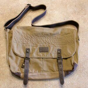 American Eagle Vintage Style Canvas Messenger Bag